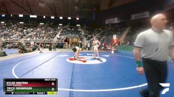 2A-160 lbs Cons. Round 1 - Kyler Winters, Rocky Mountain vs Tryce Isenberger, Wright