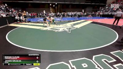 6A - 106 lbs Quarterfinal - Jayden Grijalva, Derby vs Roman Clouse, Gardner Edgerton