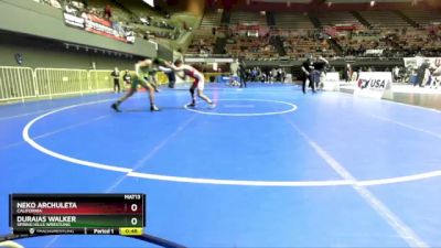 125 lbs Cons. Round 5 - Duraias Walker, Spring Hills Wrestling vs Neko Archuleta, California