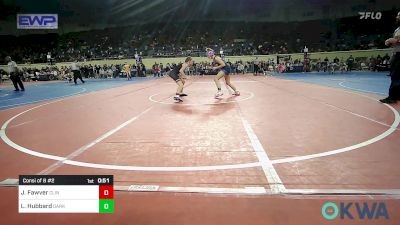 115 lbs Consi Of 8 #2 - Jacy Fawver, Clinton Youth Wrestling vs Lindlee Hubbard, Dark Cloud Wrestling Club