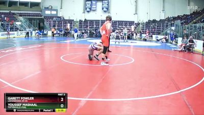 145 lbs Cons. Round 2 - Youssef Mashaal, Tottenville-PSAL vs Garett Fowler, Lackawanna Sr HS