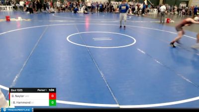 117-124 lbs Quarterfinal - Braxton Hammond, Southern Valley vs Daylen Naylor, Lexington Wrestling Club