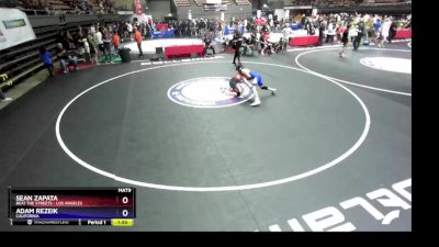 120 lbs Champ. Round 1 - Sean Zapata, Beat The Streets - Los Angeles vs Adam Rezeik, California