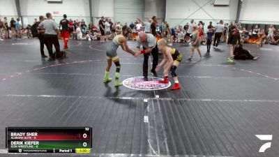 80 lbs Placement (4 Team) - Brady Sher, Alabama Elite vs Derik Kiefer, Icon Wrestling