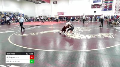 126 lbs Semifinal - Brady Zadora, Killingly vs Harrison Accorsi, Somers