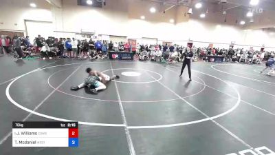 70 kg Rnd Of 32 - Jordan Williams, Cowboy RTC vs Trae Mcdaniel, West Point Wrestling Club