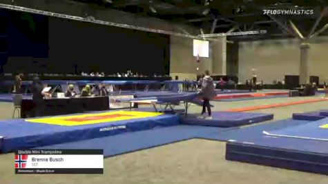 Brenna Busch - Double Mini Trampoline, TCT - 2021 USA Gymnastics Championships