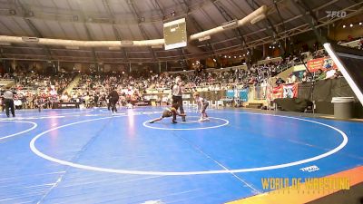 67 lbs Round Of 32 - Saul Heist-Levine, Bozeman Wrestling Club vs Anterryo Banner, HURRICANE WRESTLING ACADEMY