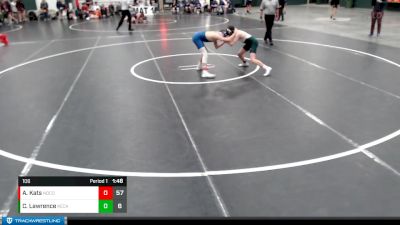 106 lbs Round 3 (16 Team) - Carter Lawrence, Kearney Catholic vs Ayston Kats, Norton Community