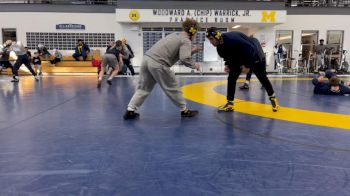 Cam Amine & Will Lewan Scrap Before Penn State Dual