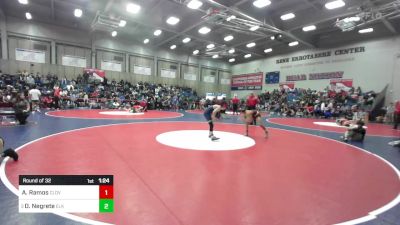 120 lbs Round Of 32 - Alex Ramos, Clovis West vs Octavio Negrete, Elk Grove Senior