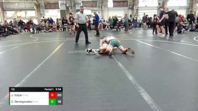 110 lbs Round 6 (8 Team) - Jacob Volpe, BTWC vs Carter Rermgosakul, AACO Allstars