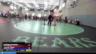 63 lbs Quarterfinal - Cooper Hennefer, Declo Stingers vs Carter Jones, Brothers Of Steel