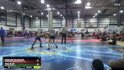 165 lbs Quarterfinals (8 Team) - Carlson Kilcrease, DARKHORSE WRESTLING CLUB vs Nick Blue, NC PRIDE ELITE