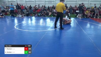 160 lbs Pools - Thane Meeker, Black Iron Society vs Kaden Golden, Pursuit