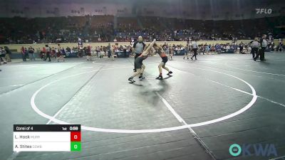 80 lbs Consi Of 4 - Levi Hook, Murray County Takedown Club vs Asher Stites, Cowboy Wrestling Club