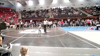 40 lbs Round Of 16 - Brantley Blankenship, Dark Cloud Wrestling Club vs Blaze Baalmann, Guymon Wrestling