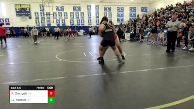 189 lbs Cons. Round 4 - Jaden Hansen, Esperanza vs Ria Chougule, Redondo Union