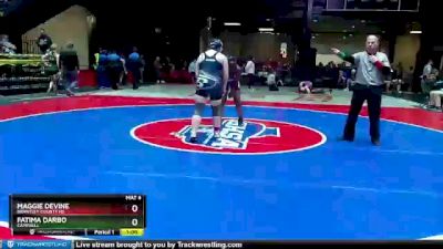 190 lbs Cons. Round 2 - Maggie Devine, Brantley County HS vs Fatima Darbo, Campbell