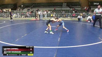 59 lbs Round 2 - Leyton Campbell, Iowa vs Braycen Neuendorf, Iowa