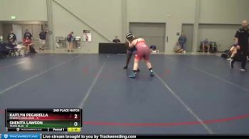 180 lbs 2nd Place Match (8 Team) - Kaitlyn Pegarella, Pennsylvania Blue vs Shenita Lawson, Texas Blue