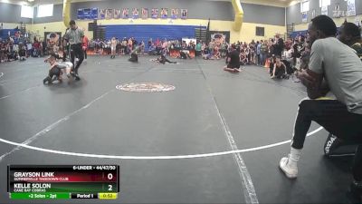 44/47/50 Quarterfinal - Grayson Link, Summerville Takedown Club vs Kelle Solon, Cane Bay Cobras