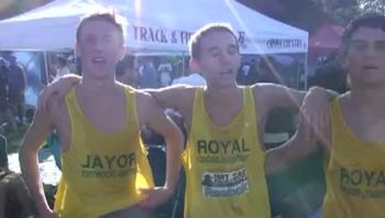 Royal 7th Boys D1 JV Champs Mt. SAC XC