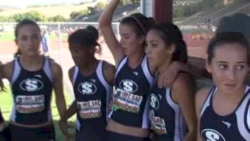 Saugus champs Girls D2  Team Sweeps Mt. SAC XC 2009