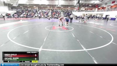 174 lbs Cons. Round 3 - Michael Baker, William Penn (Iowa) vs Drew Gvillo, Lindenwood