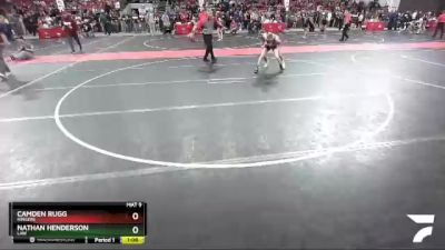 100 lbs Semifinal - Camden Rugg, Ringers vs Nathan Henderson, LAW