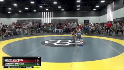 70 lbs Quarterfinals (8 Team) - Colton Chambers, Team Missouri (MO) vs Cameron Bartlow, Minions Green (GA)