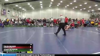 90 lbs Round 5 (6 Team) - Talon Belding, Nebraska Silver vs Ethan Reynolds, Montana Silver