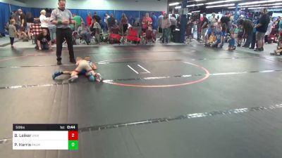 50 lbs Consolation - Bryce Leiker, University WC vs Pierre Harris, Pal Mac