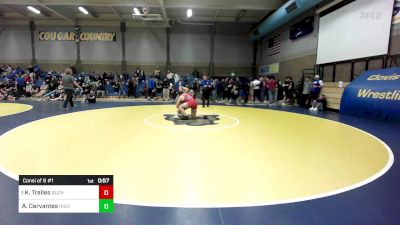 198 lbs Consi Of 8 #1 - Keanu Trelles, Buchanan vs Angel Cervantes, Highland-Bakersfield