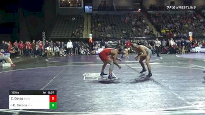 157 lbs Consolation - Cade Devos, South Dakota State vs Eric Barone, Illinois