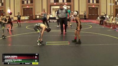 60 lbs Finals (8 Team) - Jaxon Sierra, Bitettio Trained vs Andrew Palumbo, SVRWC Silver