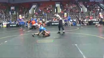 77 lbs Semis & 1st Wrestleback (8 Team) - Edwin Johnson, Plainwell vs Nico Adamo, Rochester