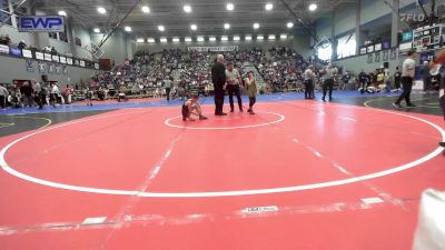 64 lbs Semifinal - Bennett Dawson, Team Tulsa Wrestling Club vs Benjamin Duncan, Dover Youth Wrestling Club