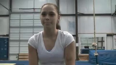 Heather Elswick Looking Toward College Gym