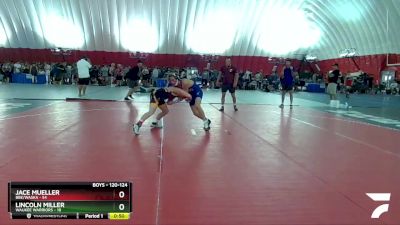 120-124 lbs Round 1 - Lincoln Miller, Waukee Warriors vs Jace Mueller, BBE/Waska