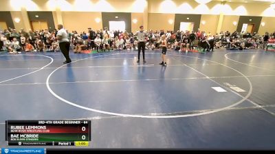 64 lbs Quarterfinal - Rubee Lemmons, Bear River Wrestling Club vs Bae McBride, Box Elder Stingers