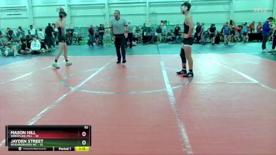 140 lbs Round 4 (10 Team) - Jayden Street, Neighborhood WC vs Mason Hill, Wrestling Mill