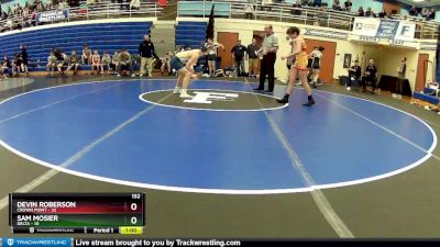 132 lbs Round 3 (4 Team) - Devin Roberson, Crown Point vs Sam Mosier, Delta