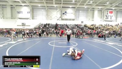 62 lbs Quarterfinal - Easton Doolen, Brawlers Elite vs Tylas Showalter, Canastota Youth Wrestling