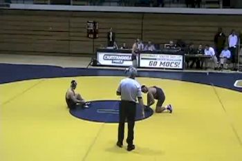 165lbs Mikey Fuller (FR) vs. Brandon Wright (SO)