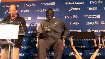 Robert Kipkoech Cheruiyot on Getting 2nd and an American win at 2009 ING NYC Marathon