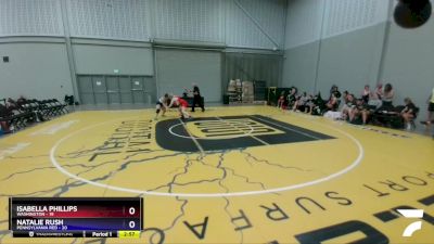 180 lbs Placement Matches (8 Team) - Isabella Phillips, Washington vs Natalie Rush, Pennsylvania Red