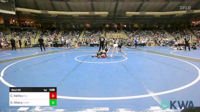 100 lbs Round Of 16 - Christian Ketiku, R.a.w. vs Gage Sharp, Chandler Takedown Club