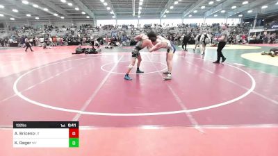 132 lbs Consi Of 16 #1 - Adreian Briceno, UT vs Keegan Rager, WY