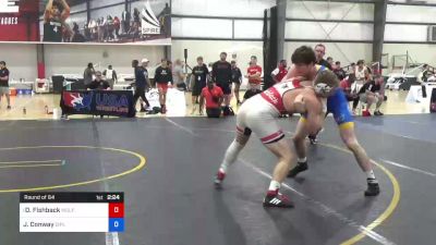 86 kg Round Of 64 - Dylan Fishback, Wolfpack Wrestling Club vs James Conway, Diplomat Wrestling Club